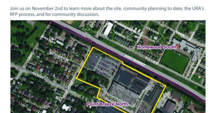 Important Community Meeting in N Point Breeze and Homewood, Thursday Nov 2!