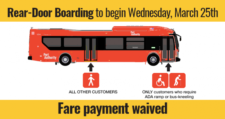 PAAC moves to farelsss transit + rear door boarding amid Covid-19 outbreak