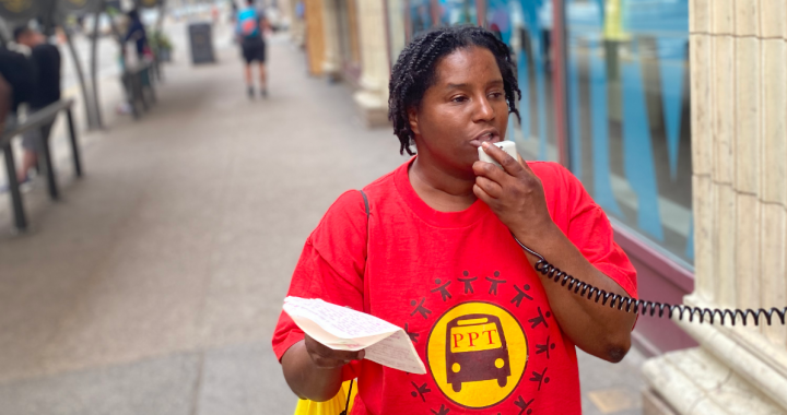 PPT takes the National stage to fight for an emergency low-income fares program