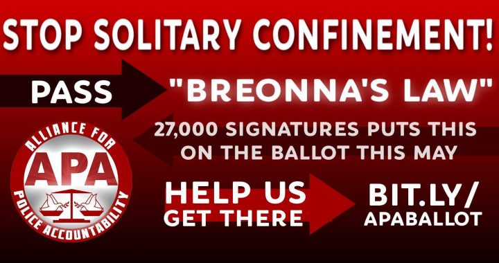 Transit Riders Act: Stop Solitary Confinement, Pass Breonna’s Law
