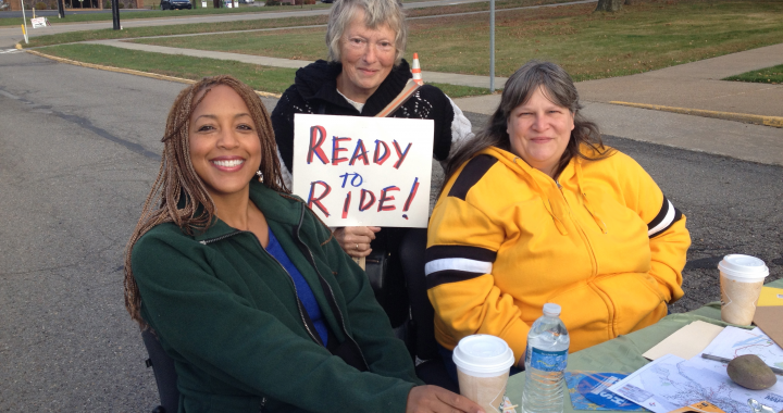 Transit Riders Celebrate Port Authority’s NEXTransit Long-Range Plan.
