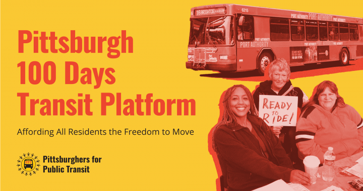Join us to launch the Pittsburgh 100 Days Transit Platform for the new administration