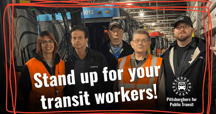 Take action to support transit workers