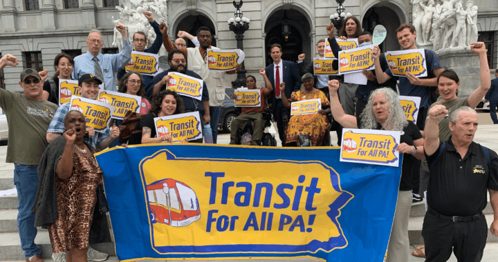 Advocates Rally in Harrisburg for Expanded Transit Funding Options