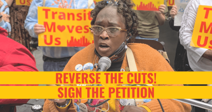 Sign the Petition: Demand that PRT Reverse the Cuts!