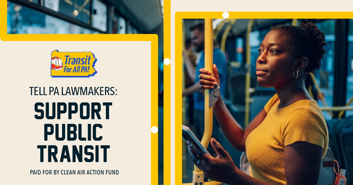 TAKE ACTION! Write Your State Officials to Support the Governor’s Transit Funding Plan