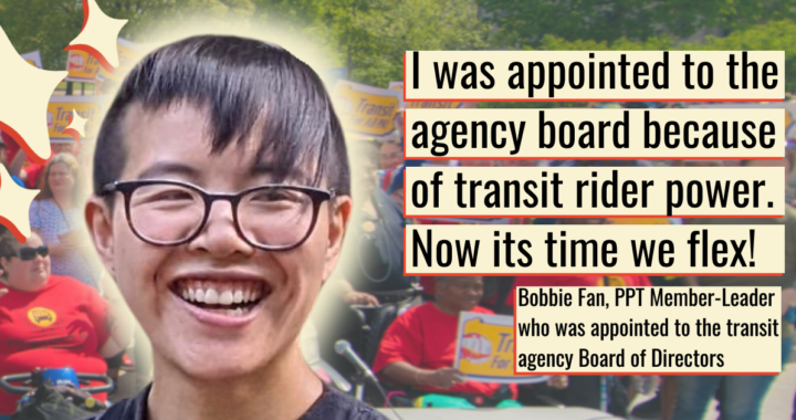 Help me be your voice on the PRT Board!